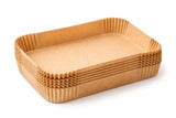 Papier Cuisson pour Air Fryer paquet de 100 pcs Rectangle 14x22 cm / 7 à 9,5L