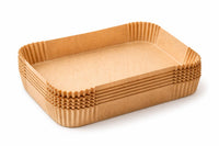 Papier Cuisson pour Air Fryer paquet de 100 pcs Rectangle 14x22 cm / 7 à 9,5L