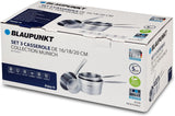 SET 3 CASSEROLES 16/18/20CM GRIS/ BLAUPUNKT