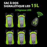 Sac à dos LED avec télécommande  / ORNII