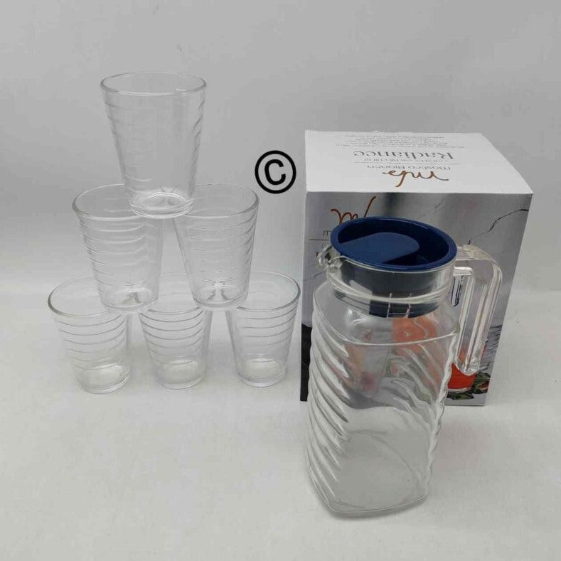 Set de 6 verres + Carafe MASTRO BIANCO / MASTRO